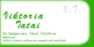 viktoria tatai business card