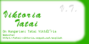 viktoria tatai business card